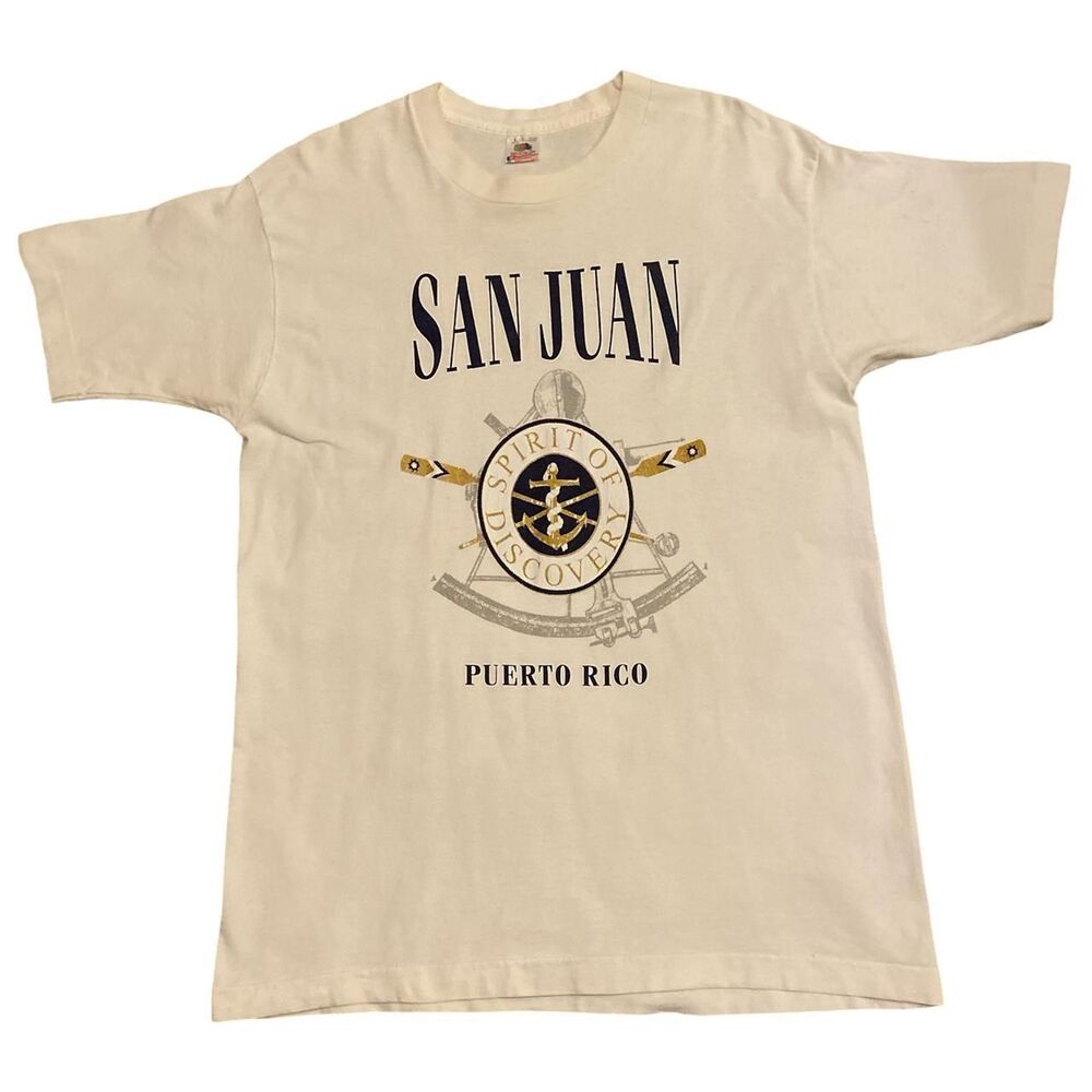 Vintage 80s 90s Puerto Rico single-stitch tee